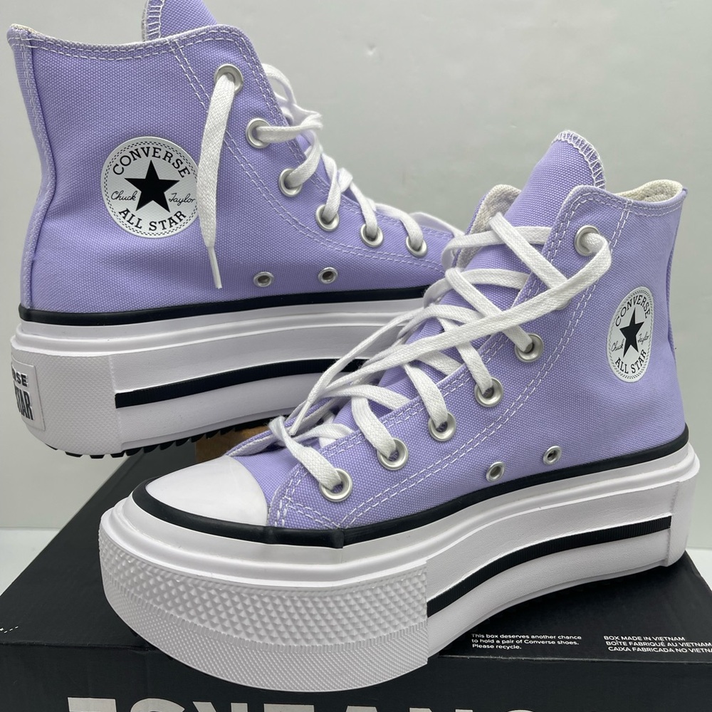 Converse WMNS Platform Sneakers High-Tops
CTAS LIFT DOUBLE STACK HI VIOLET HEAT/ - Picture 8 of 16